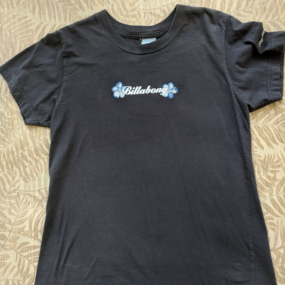 Billabong navy blue women's t-shirt